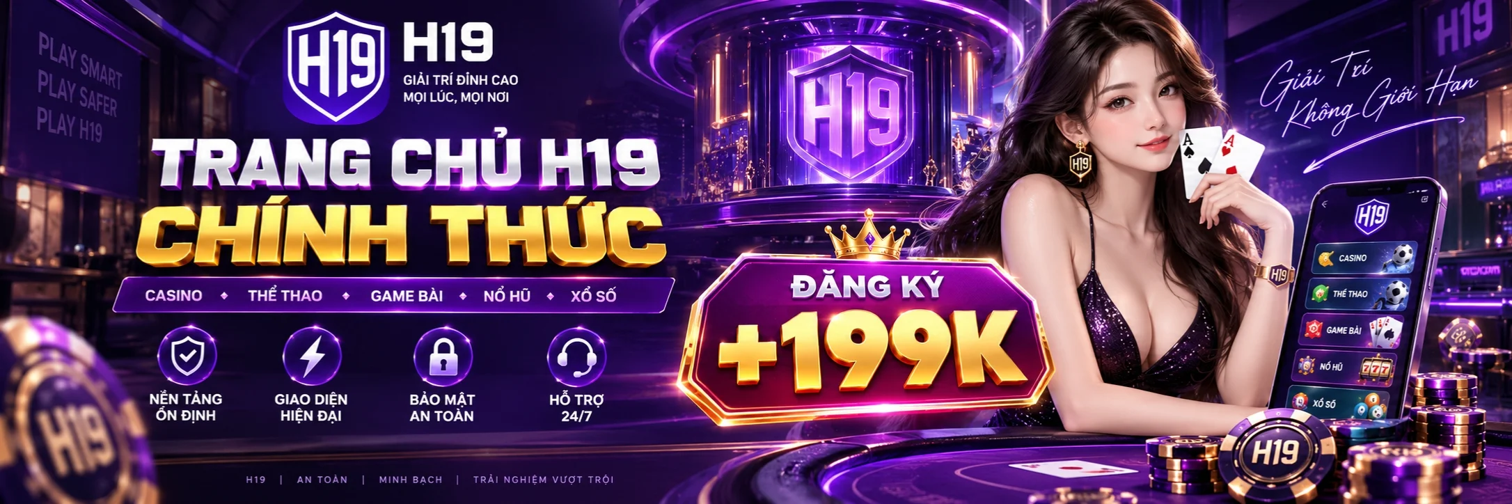 Banner trang chủ H19 chính thức
