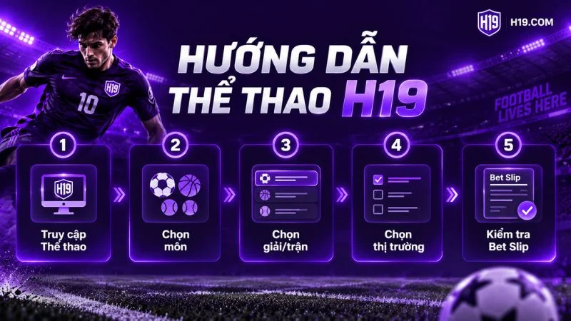 Hướng dẫn các bước tham gia thể thao H19